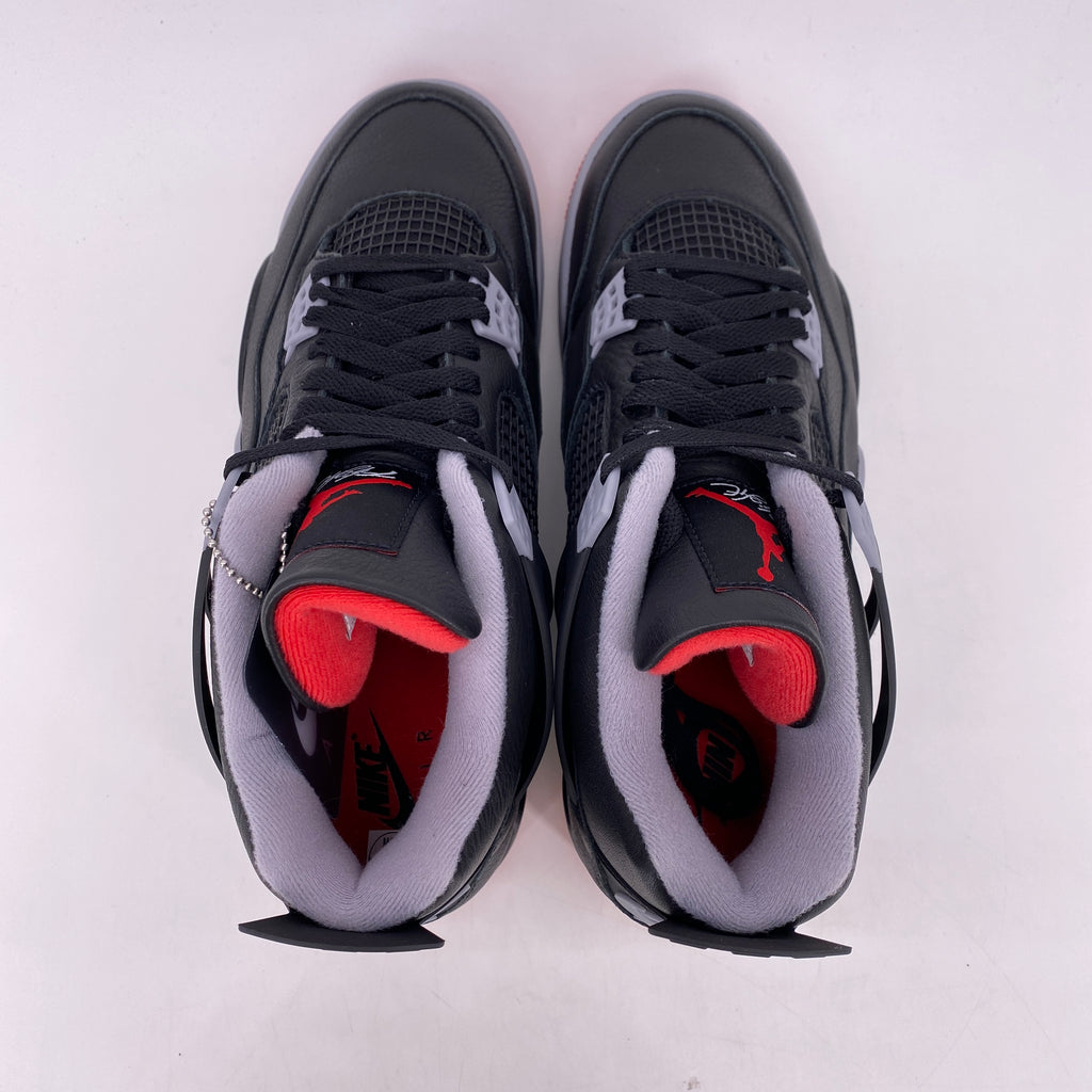 Air Jordan 4 Retro "Bred Reimagined" 2024 New Size 10