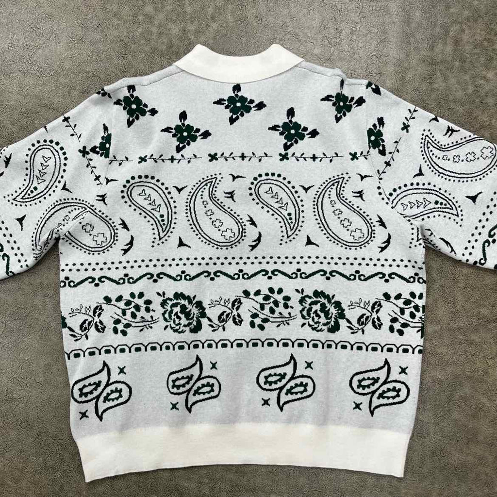 Kith Polo "PAISLEY HARMON" Grey Used Size XL