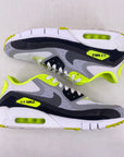 Nike Air Max 90 BR "White Volt" 2014 Used Size 7.5