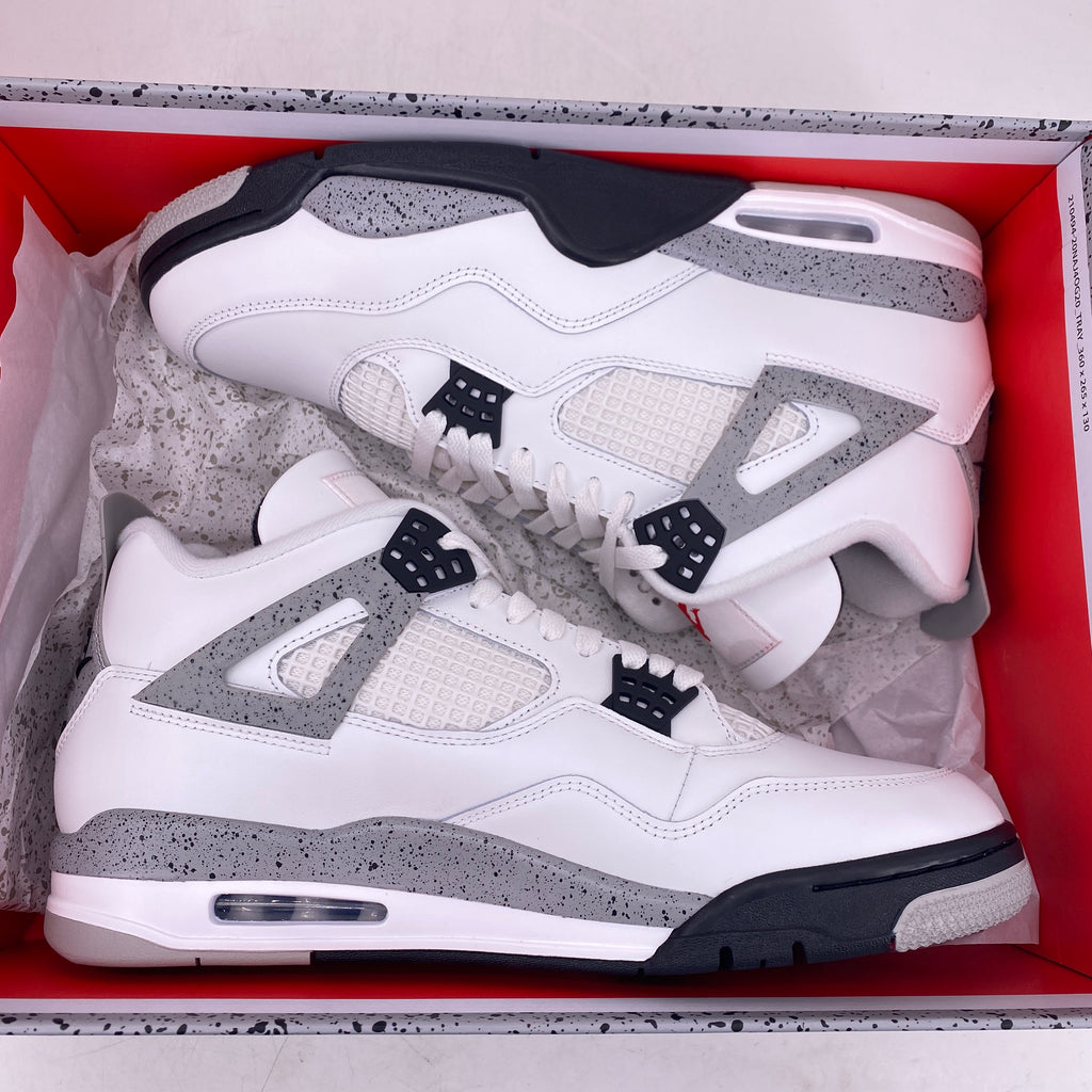 Air Jordan 4 Retro "White Cement" 2025 New Size 12