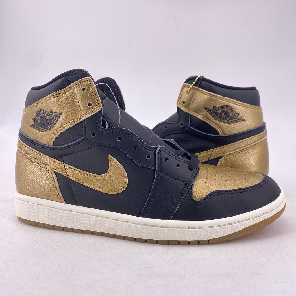 Air Jordan 1 Retro High OG "Black Metallic Gold" 2024 New Size 10