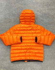 Moncler Jacket "KAVIK GUIBBOTTO" Orange Used Size 5