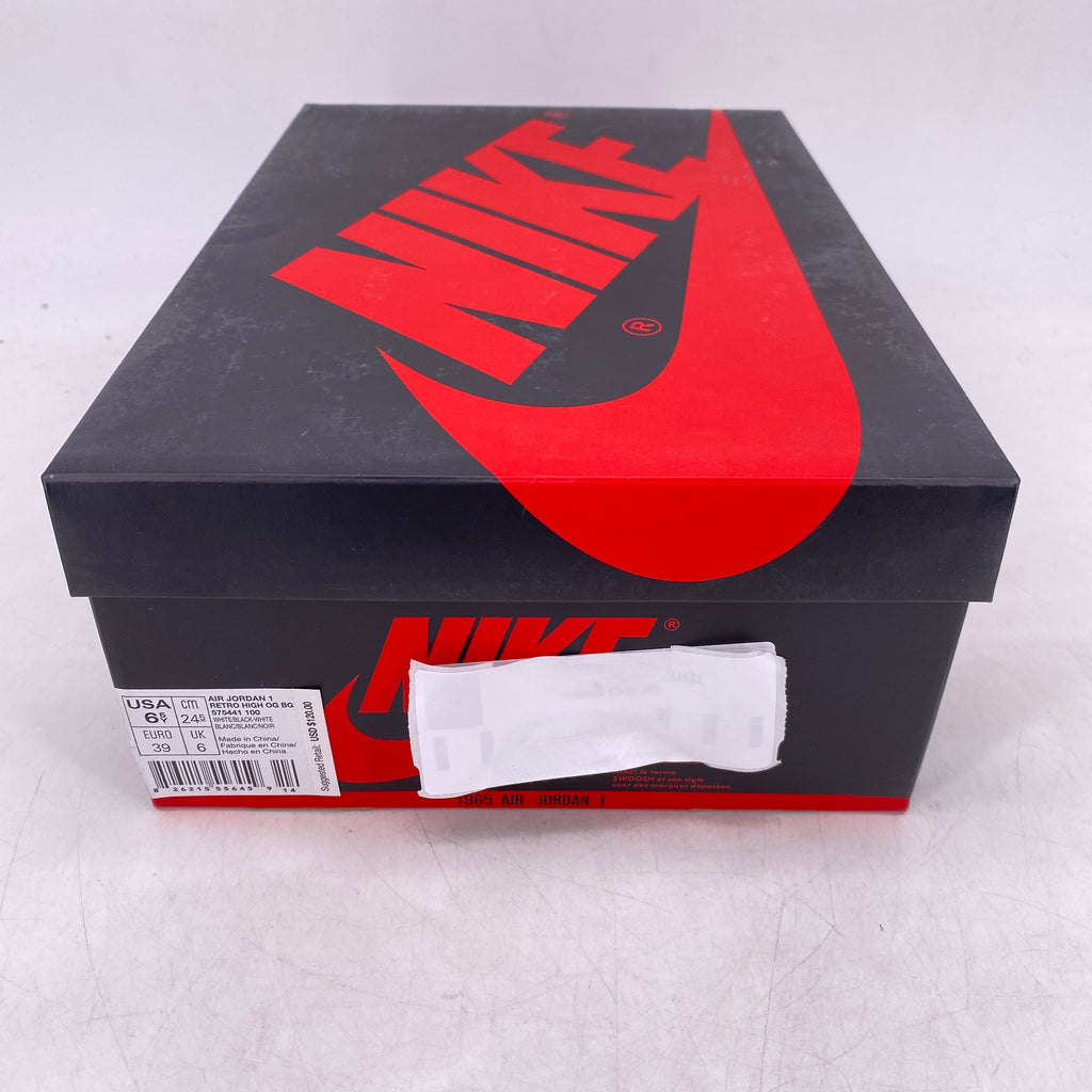 Air Jordan (GS) 1 Retro High OG "Perforated White" 2017 New Size 6.5Y