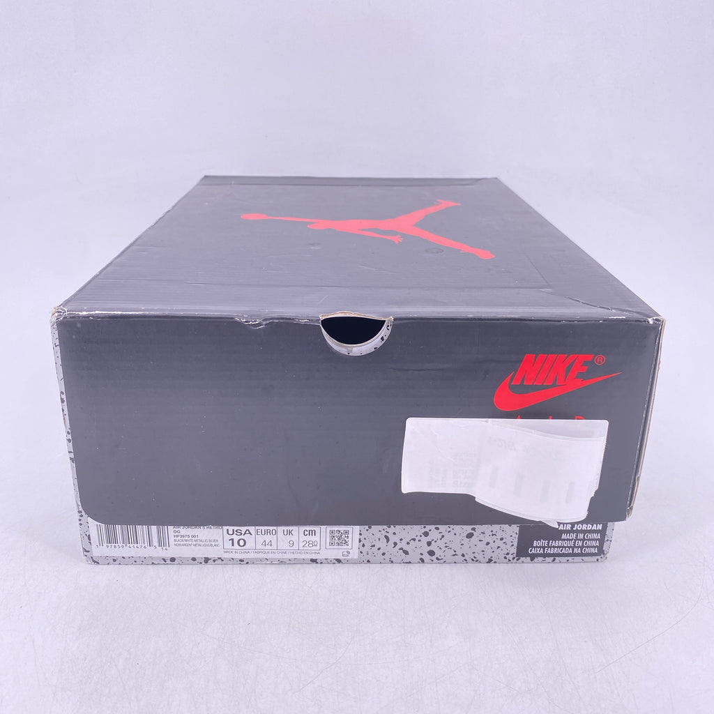 Air Jordan 5 Retro "Black Metallic Reimagined" 2025 Used Size 10
