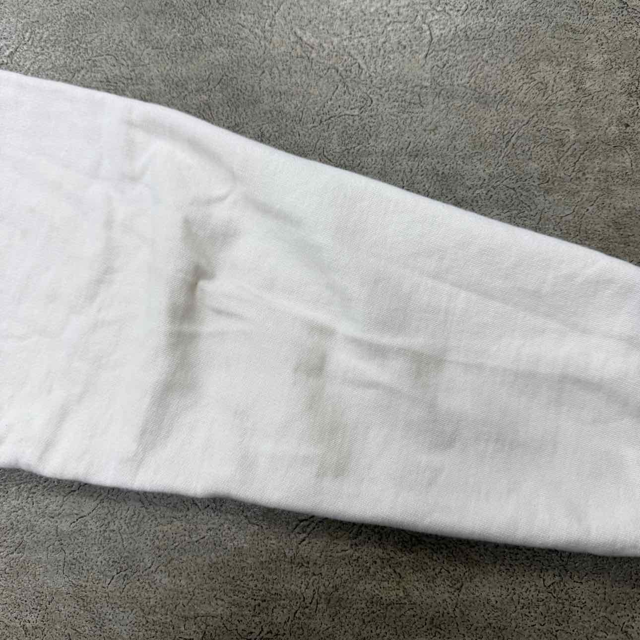 Chrome Hearts Zip Up &quot;SCROLL LOGO&quot; White Used Size XL