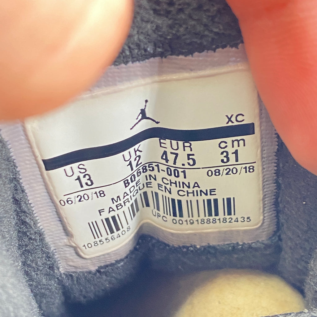 Air Jordan 12 Retro "Winter Black" 2018 Used Size 13