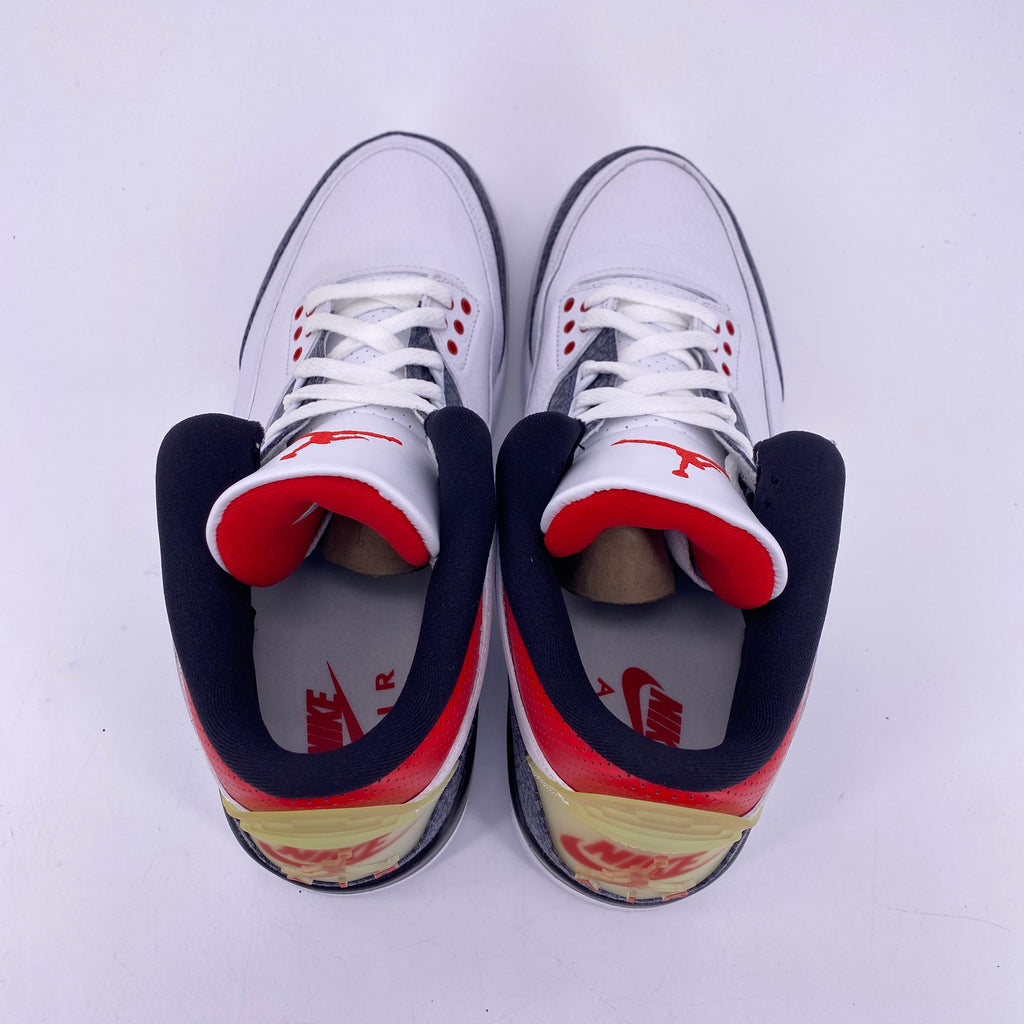 Air Jordan 3 Retro "Fire Red Denim" 2020 New Size 11