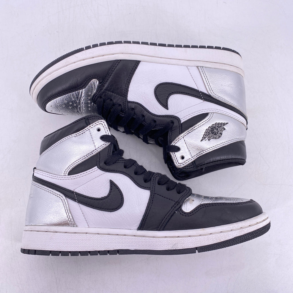 Air Jordan (W) 1 Retro High OG "Silver Toe" 2021 Used Size 7.5W