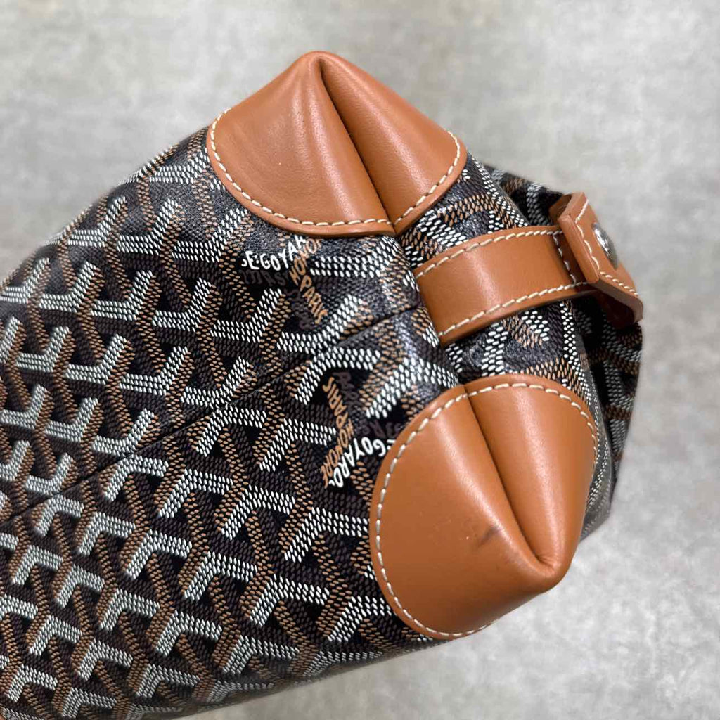 Goyard Pouch "BOEING TROUSSE DE TOILETTE" Used Brown Size 25