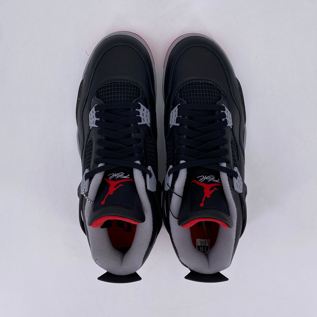 Air Jordan 4 Retro "Bred Reimagined" 2024 New Size 10.5