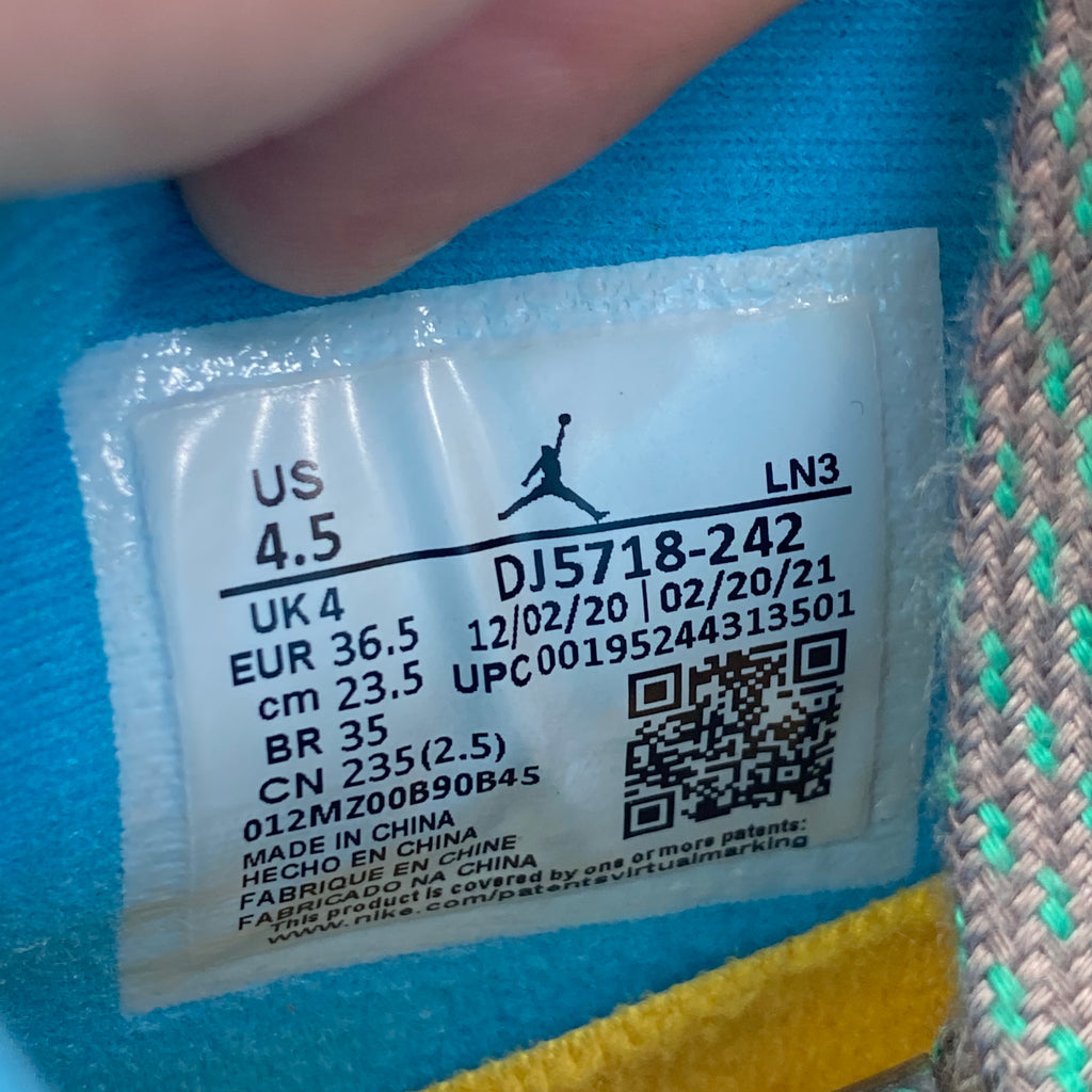 Air Jordan 4 Retro "Union Taupe Haze" 2021 Used Size 4.5