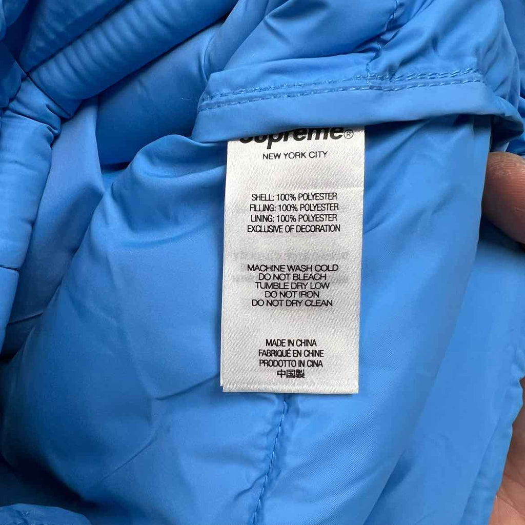 Supreme Jacket "PETTIBON MECHANICS" Light Blue Used Size L