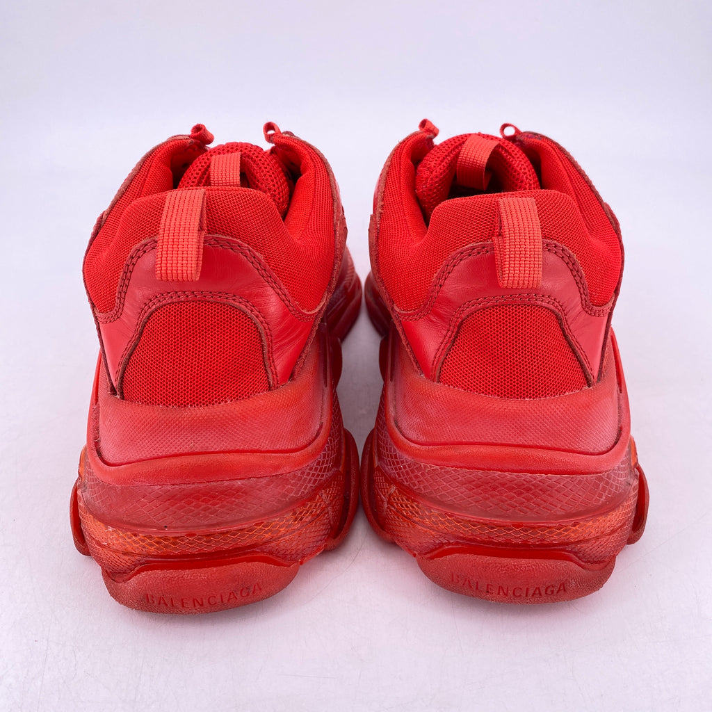 Balenciaga Triple S "Triple Red"  Used Size 11