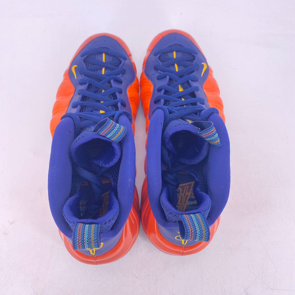 Nike Air Foamposite One "Blue Void Rugged Orange" 2020 Used Size 11