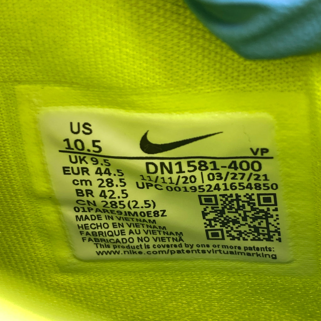 Nike LEBRON 8 V2 LOW "Sprite" 2021 Used Size 10.5