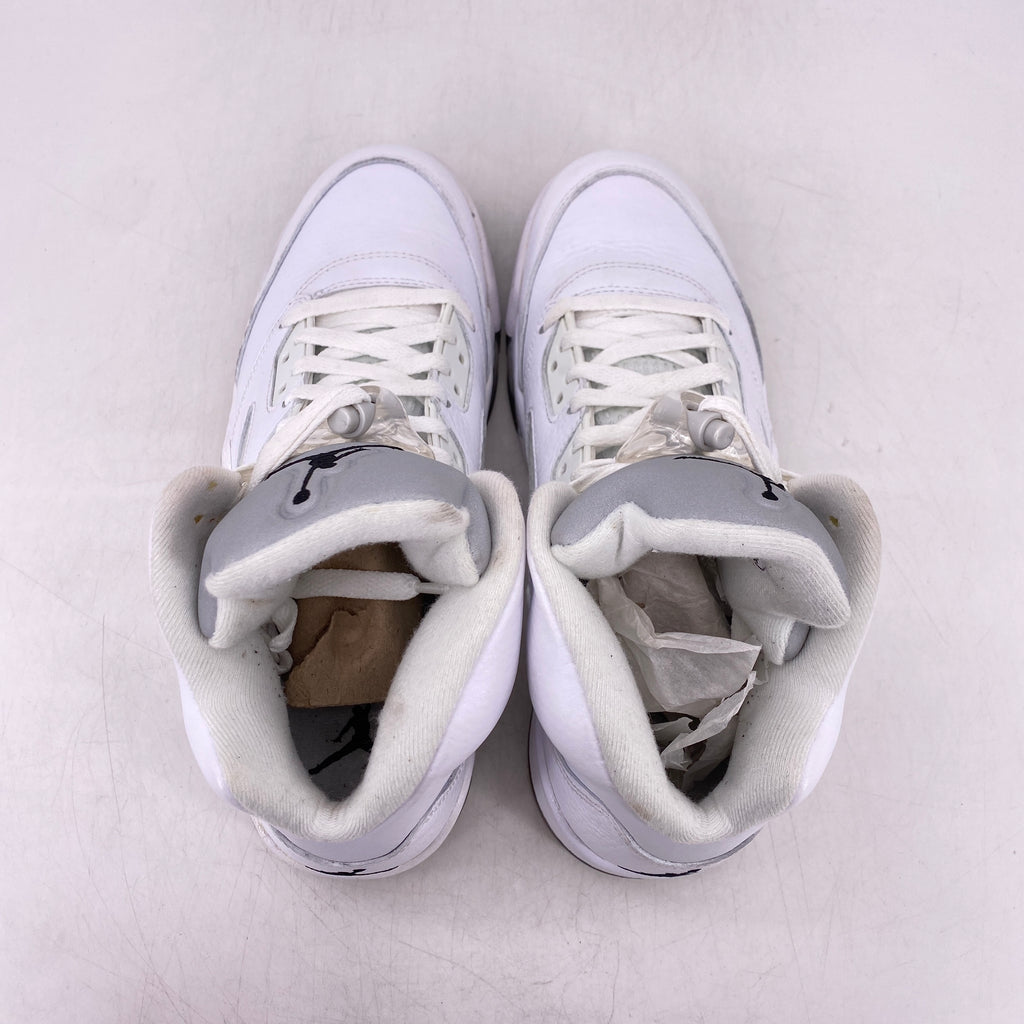 Air Jordan 5 Retro "Metallic White" 2015 Used Size 9