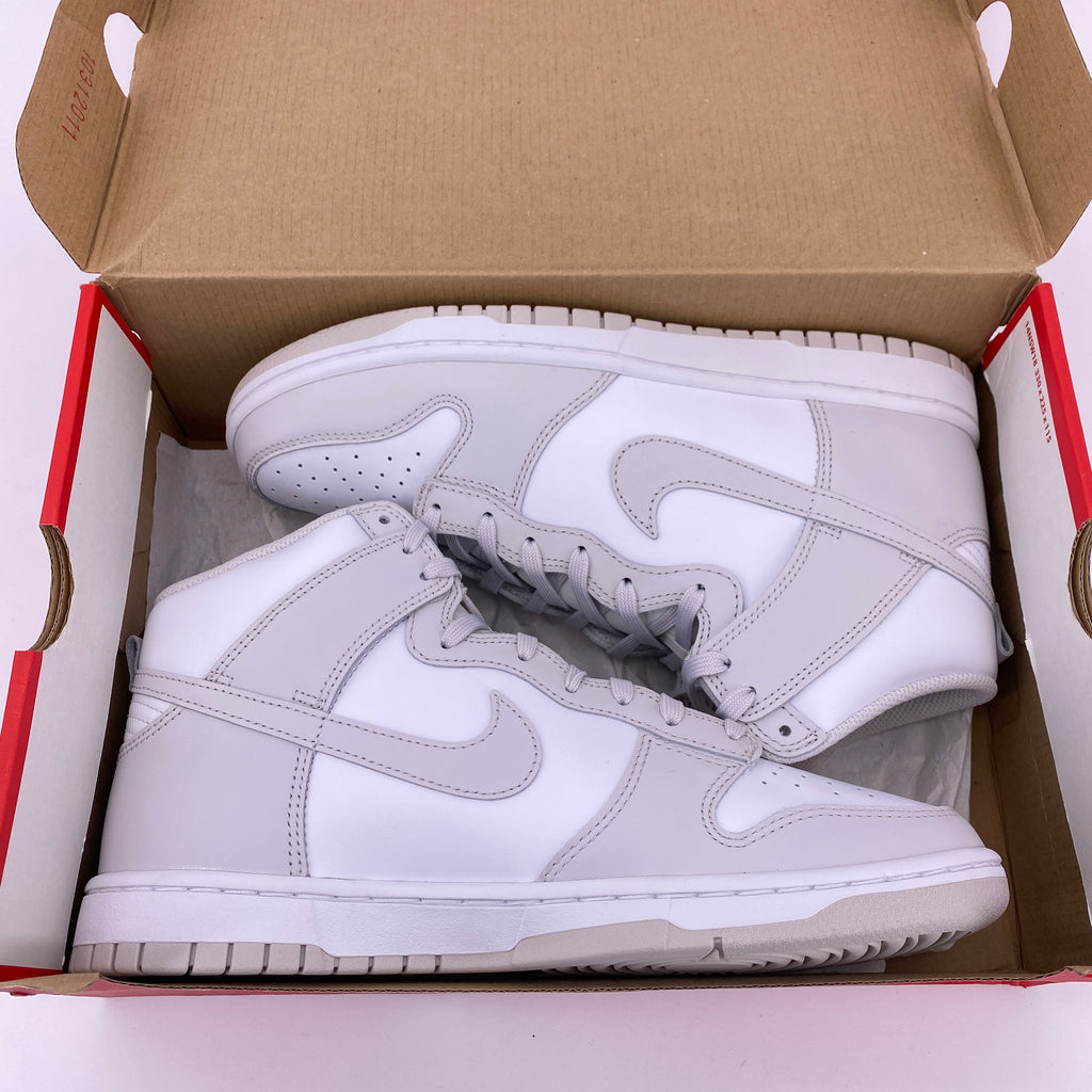 Nike Dunk High Retro "Vast Grey" 2021 New (Cond) Size 9.5