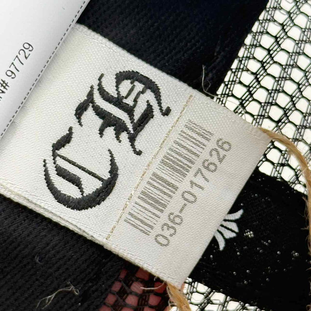 Chrome Hearts Trucker Hat "CROSS PLUS STAMP" New Black Size OS