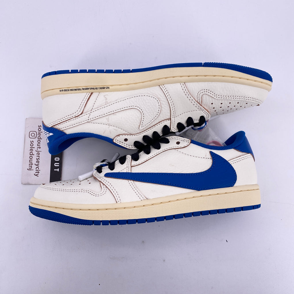 Air Jordan 1 Low OG SP "Travis Fragment Military Blue" 2025 New Size 8