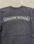 Chrome Hearts T-Shirt "SCROLL LOGO" Black Used Size S