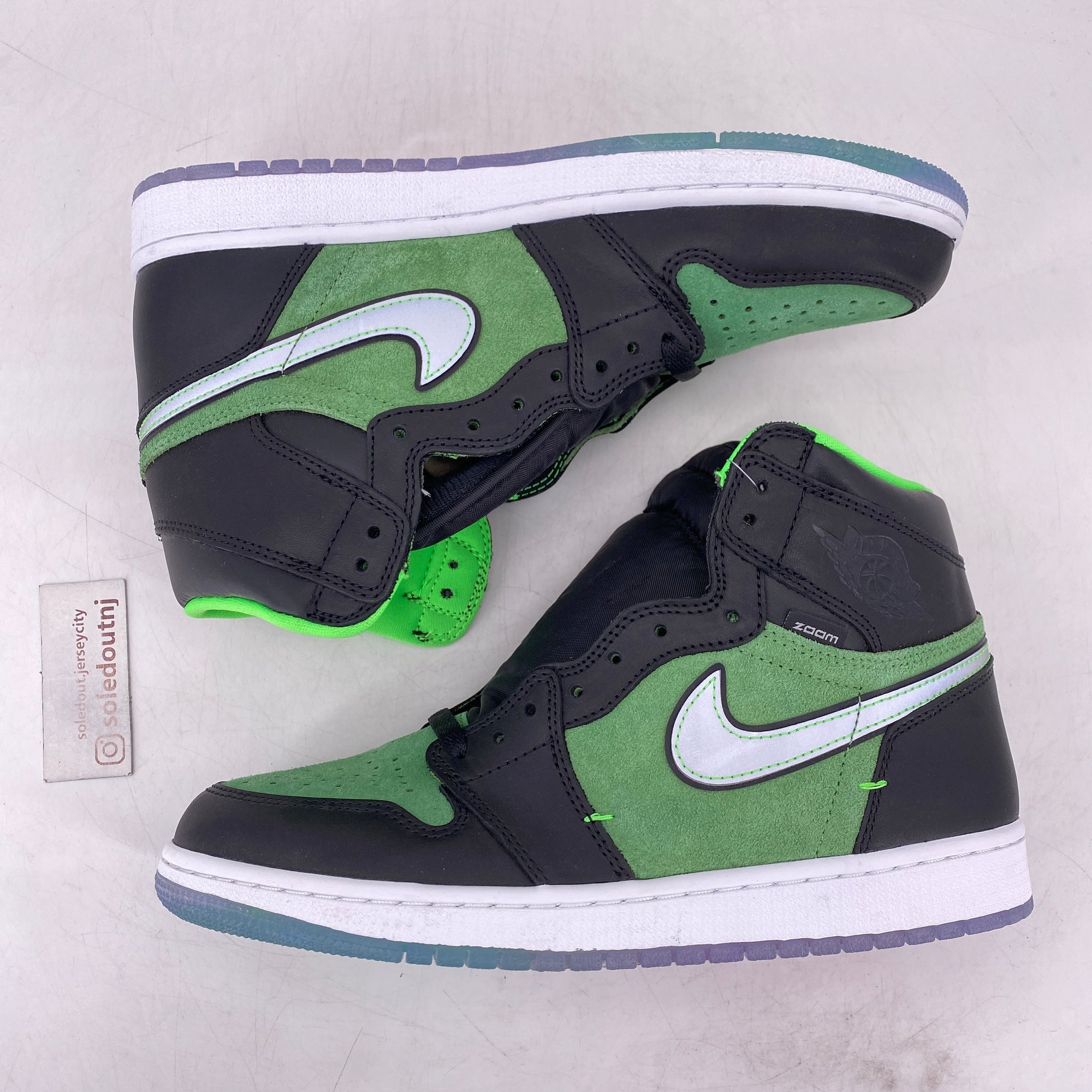 Air Jordan 1 Retro High OG &quot;Zen Green&quot; 2020 New Size 9.5