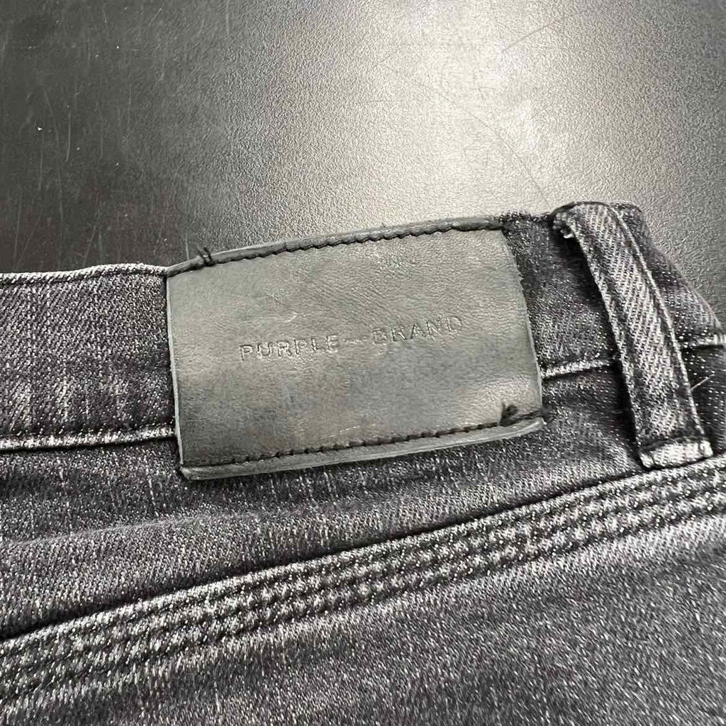 Purple Jeans "DISTRESSED" Black Used Size 32