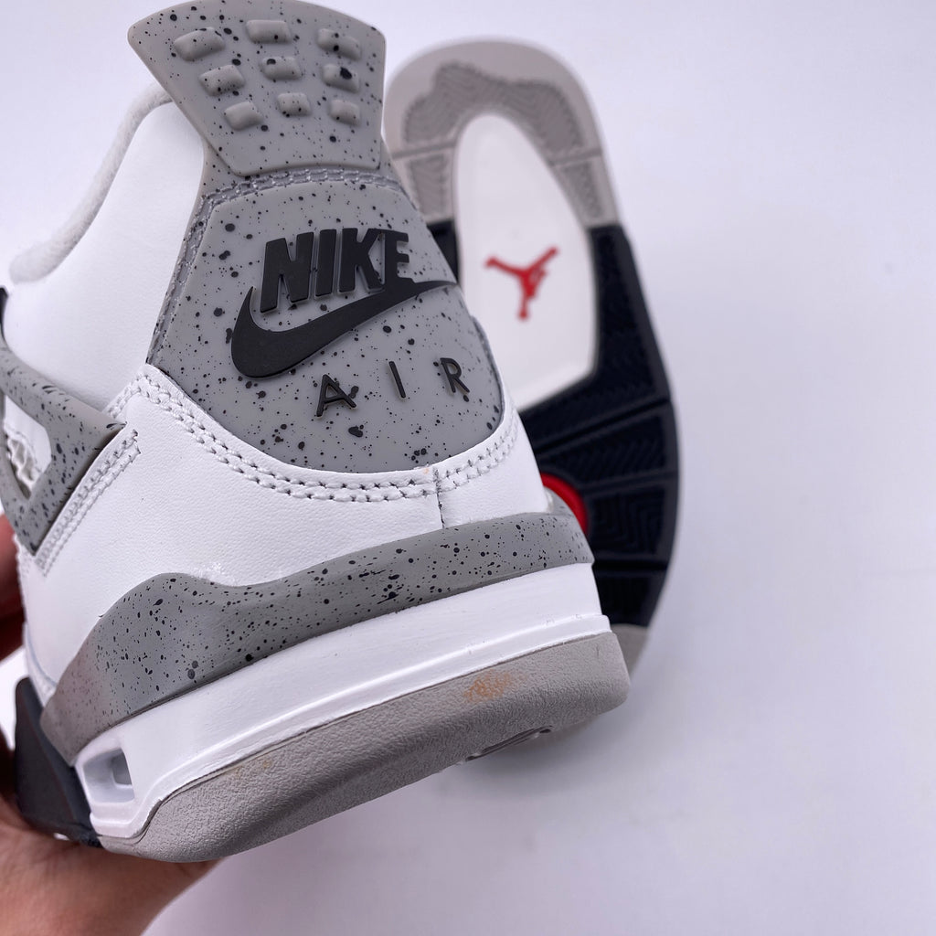 Air Jordan (GS) 4 Retro "White Cement" 2025 New Size 5Y