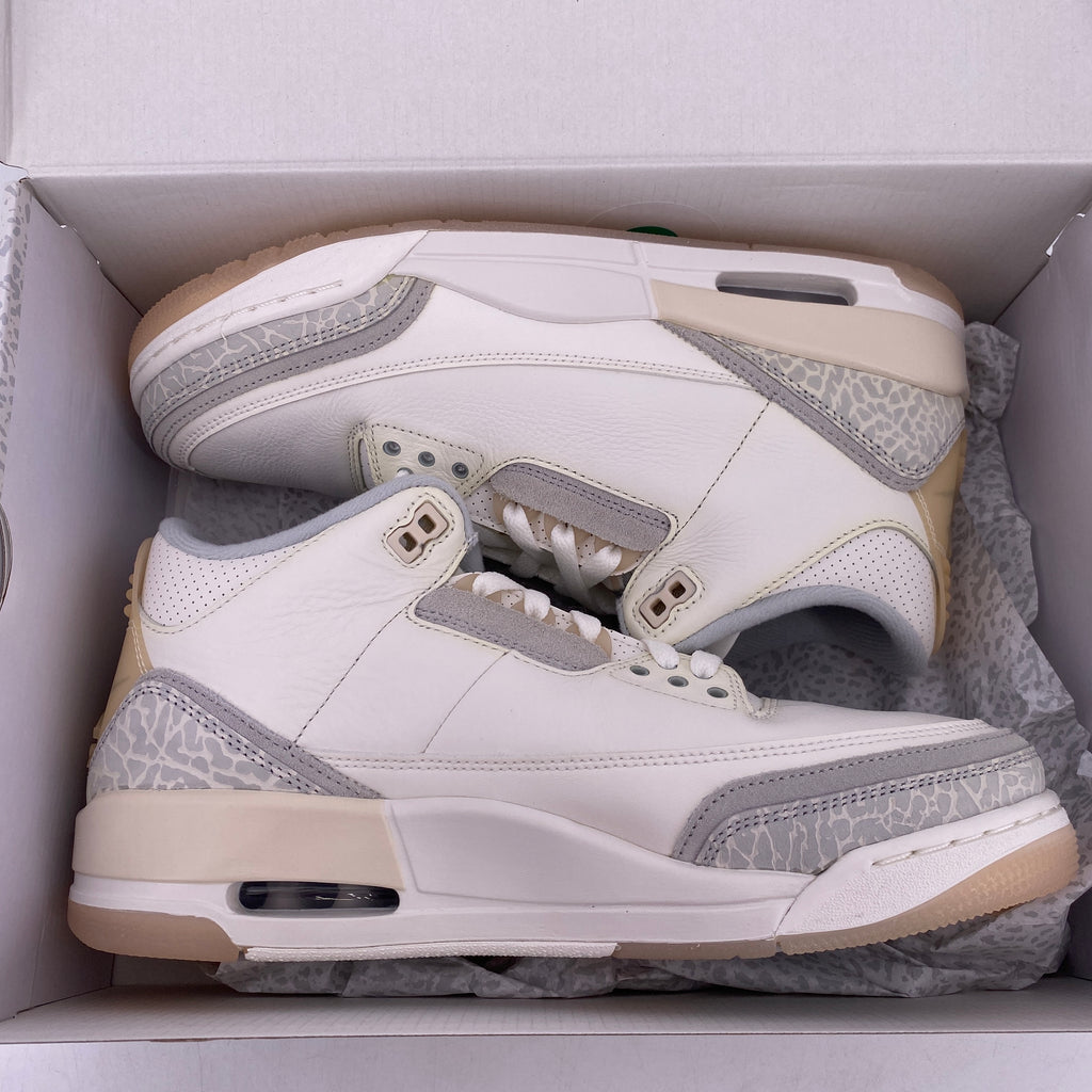 Air Jordan 3 Retro "Craft Ivory" 2024 New Size 9