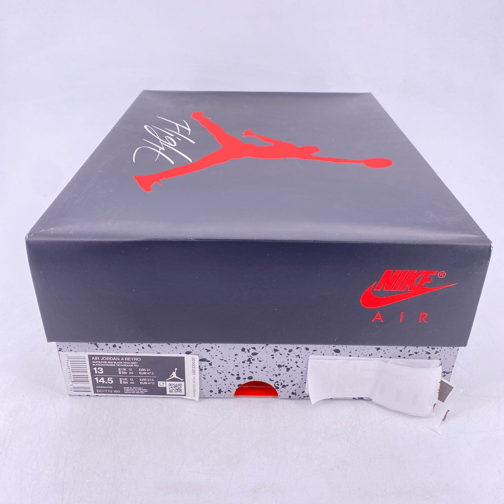 Air Jordan 4 Retro "Fire Red" 2020 New Size 13