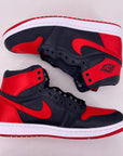 Air Jordan (W) 1 High "Satin Bred" 2023 New Size 12W