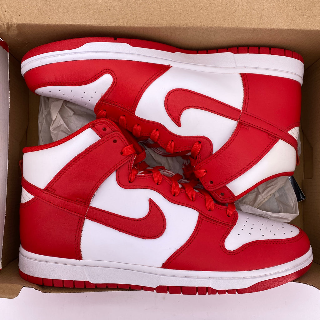 Nike Dunk High Retro "Championship White Red" 2022 New Size 11