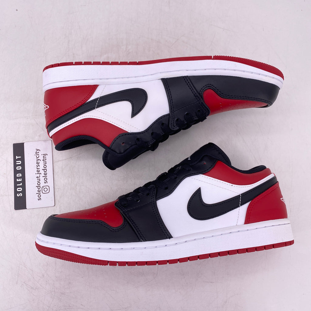 Air Jordan 1 Retro Low "Bred Toe" 2021 New Size 9.5