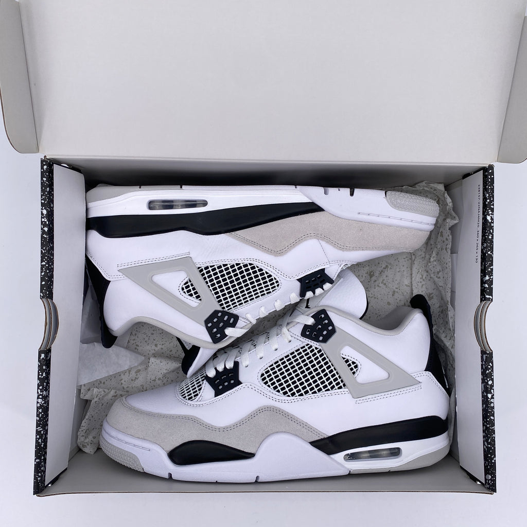 Air Jordan 4 Retro "Military Black" 2022 New Size 13