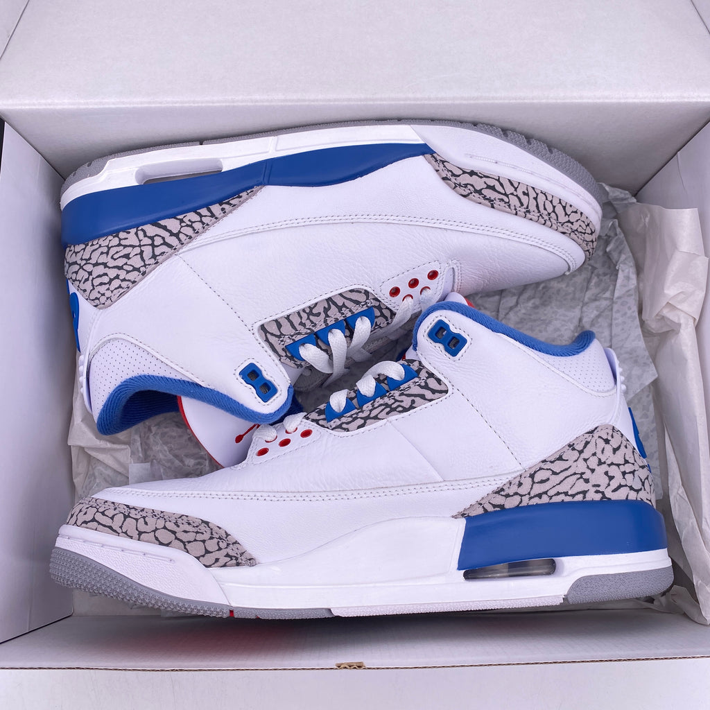 Air Jordan 3 Retro "True Blue" 2026 Used Size 8.5