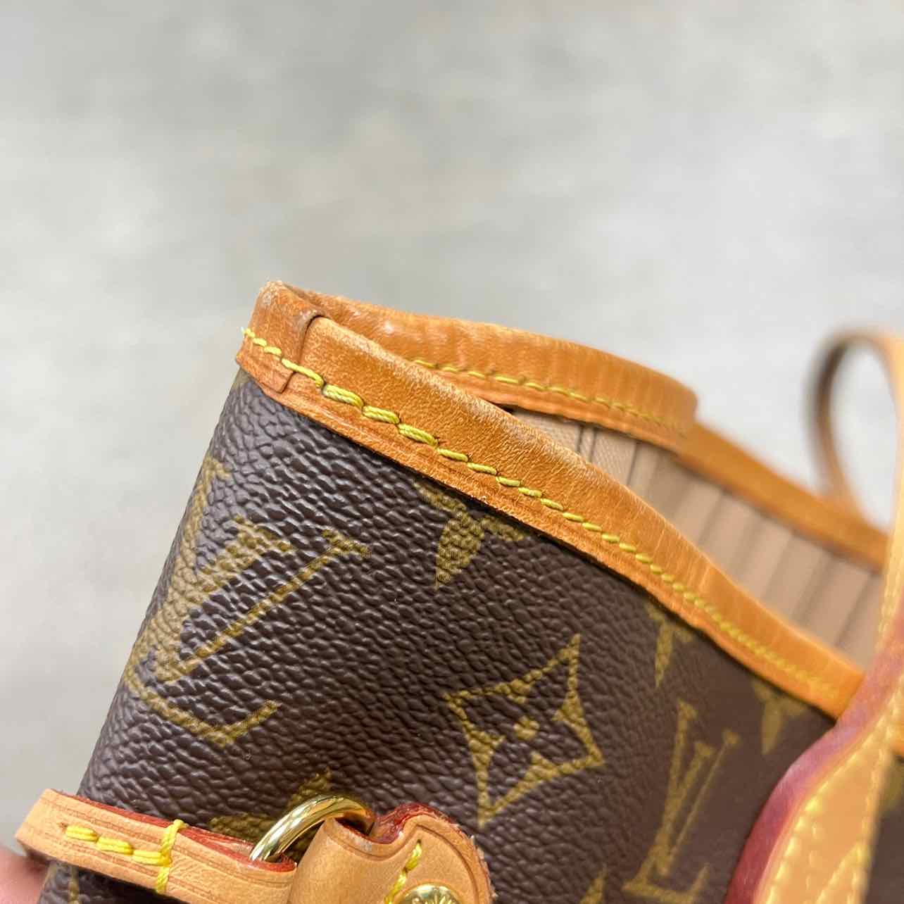 Louis Vuitton Neverfull MM &quot;MONOGRAM CANVAS&quot; Used Brown Size OS