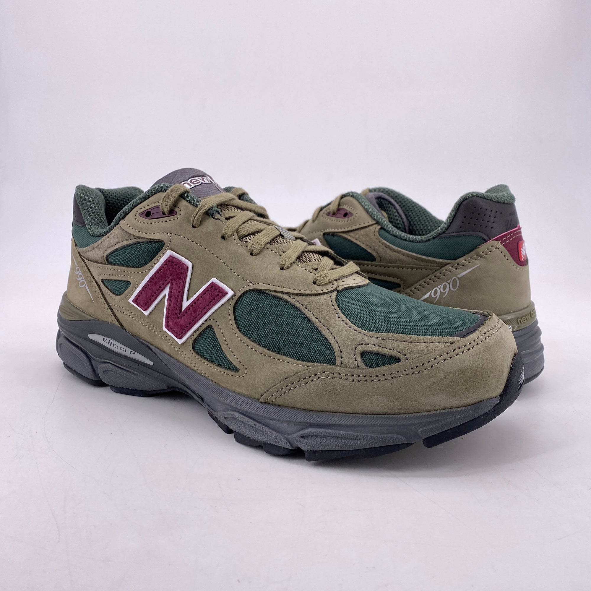 New Balance 990 &quot;Teddy Santis Green Purple&quot; 2022 New Size 11