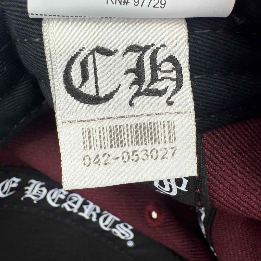 Chrome Hearts Snapback "BASEBALL" New Maroon Size OS
