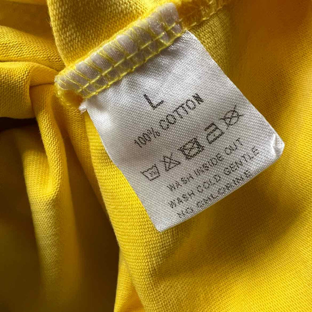 Vale T-Shirt "BLING" Yellow Used Size L