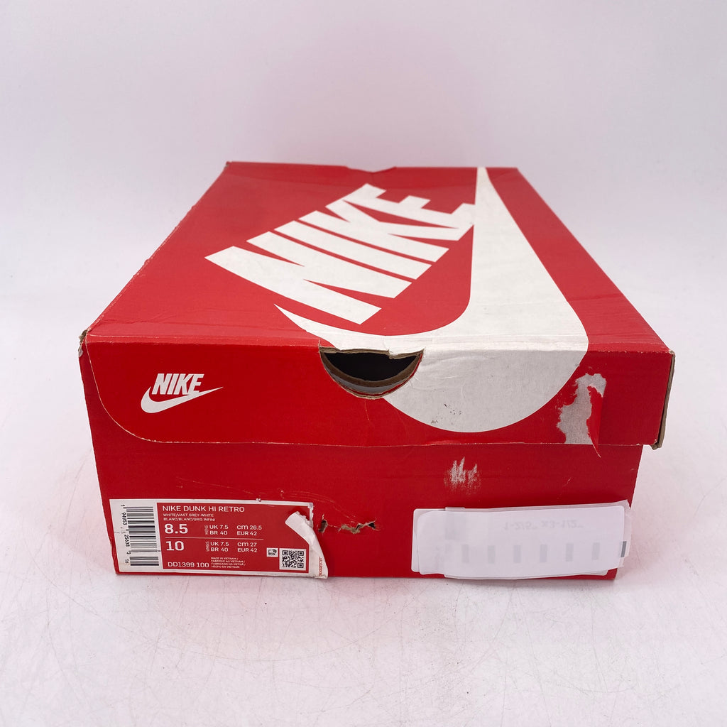 Nike Dunk High Retro "Vast Grey" 2021 New Size 8.5