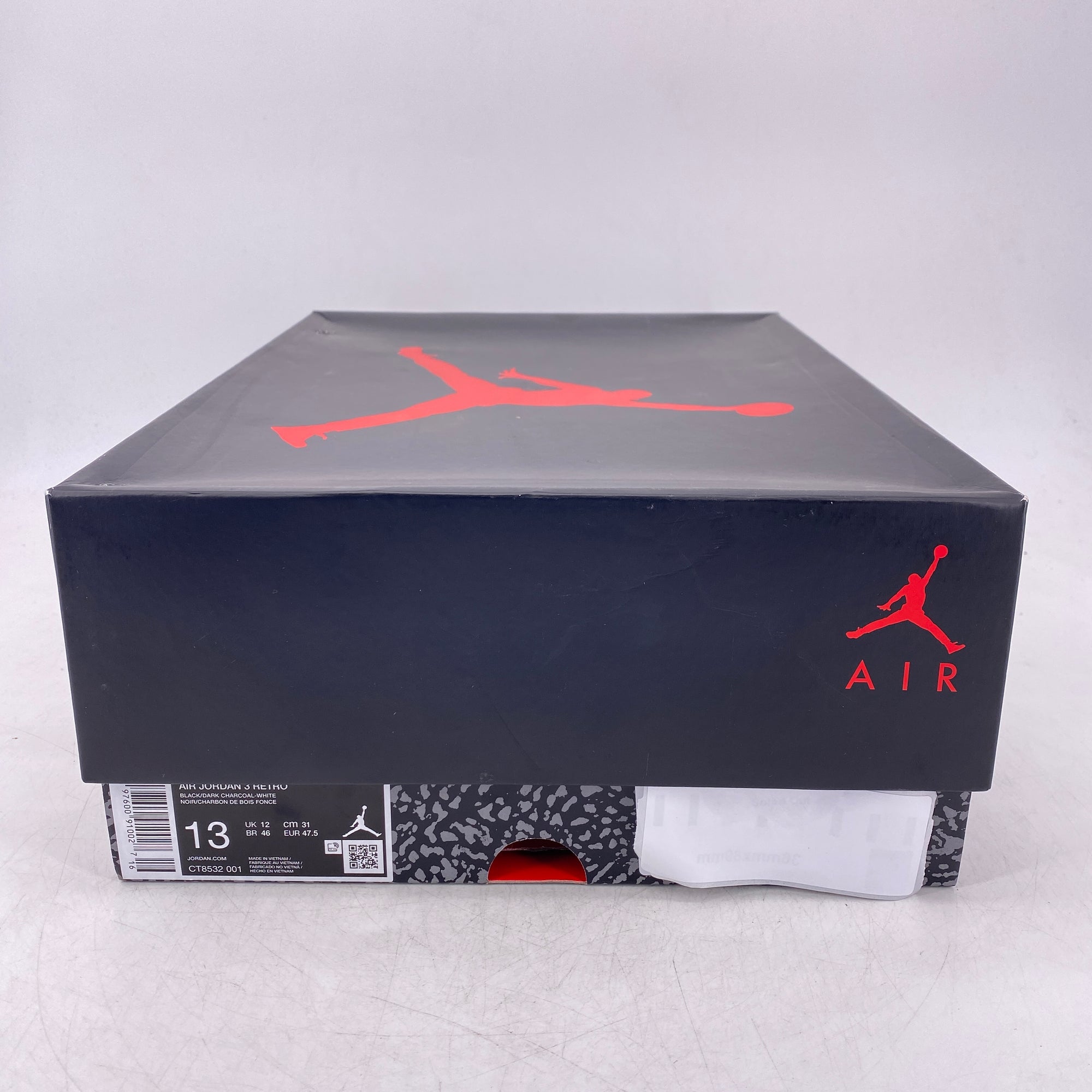 Air Jordan 3 Retro &quot;Black Cat&quot; 2025 New Size 13