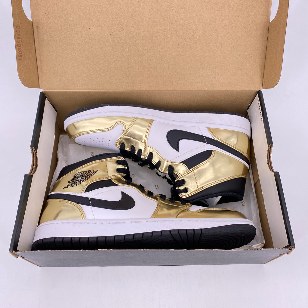 Air Jordan 1 Mid "Metallic Gold" 2020 New Size 11