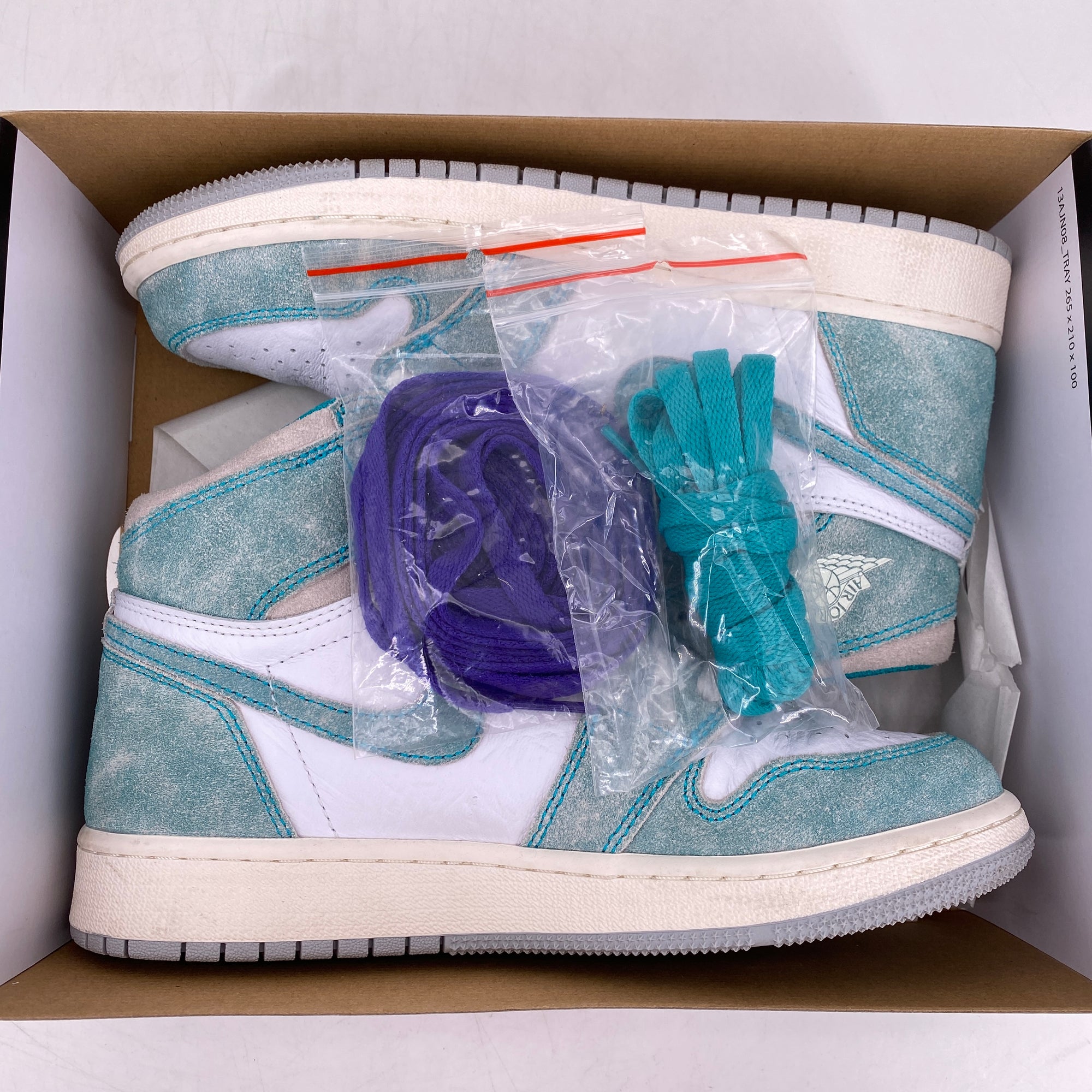 Air Jordan (GS) 1 Retro High OG &quot;Turbo Green&quot; 2019 Used Size 5Y