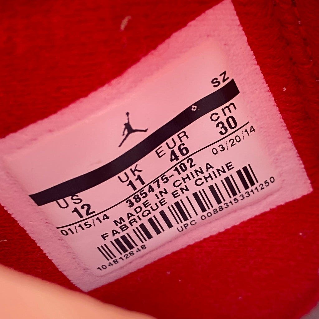 Air Jordan 2 Retro "White Red" 2014 New Size 12