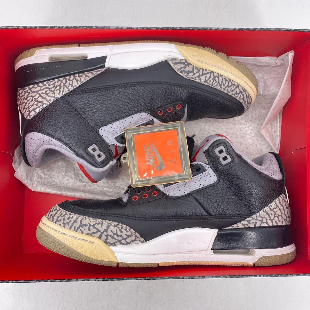 Air Jordan 3 Retro "Black Cement" 2018 Used Size 8