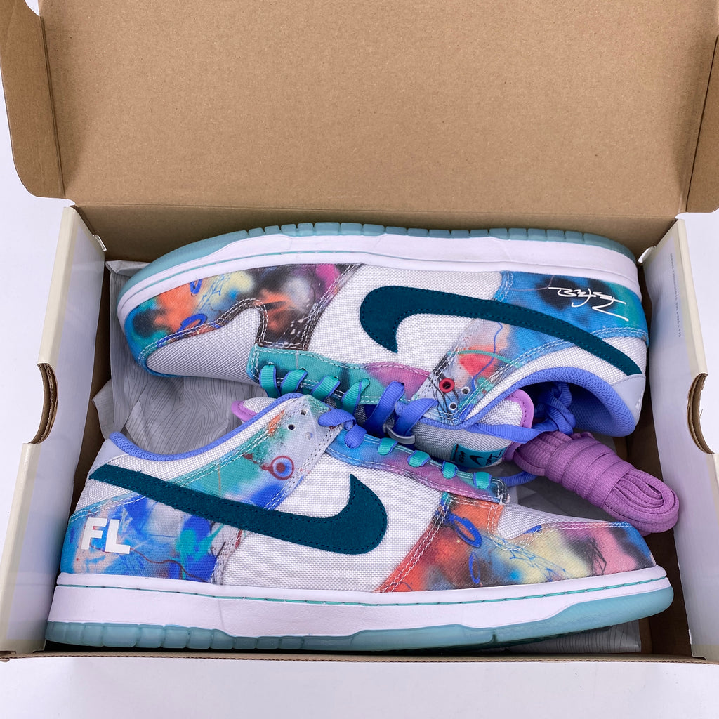 Nike SB Dunk Low "Futura Lab Bleached Aqua" 2024 New Size 11.5