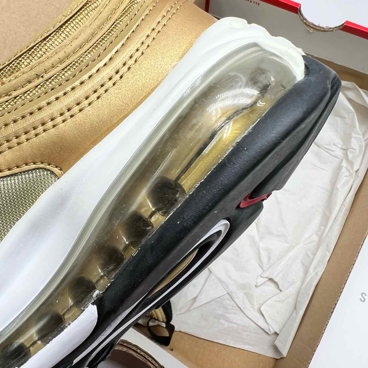 Nike Air Max 97 &quot;Metallic Gold&quot; 2017 New Size 10