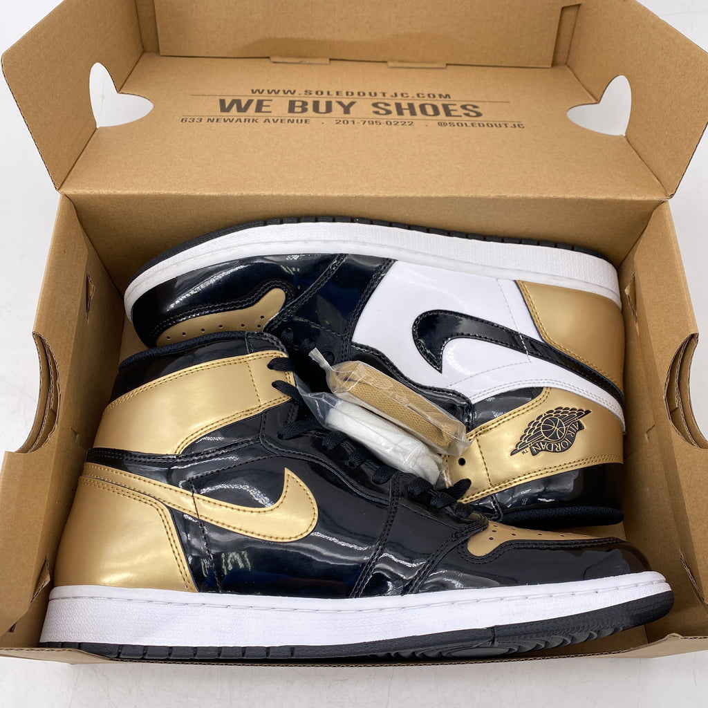 Air Jordan 1 Retro High OG "Gold Toe" 2018 Used Size 11.5