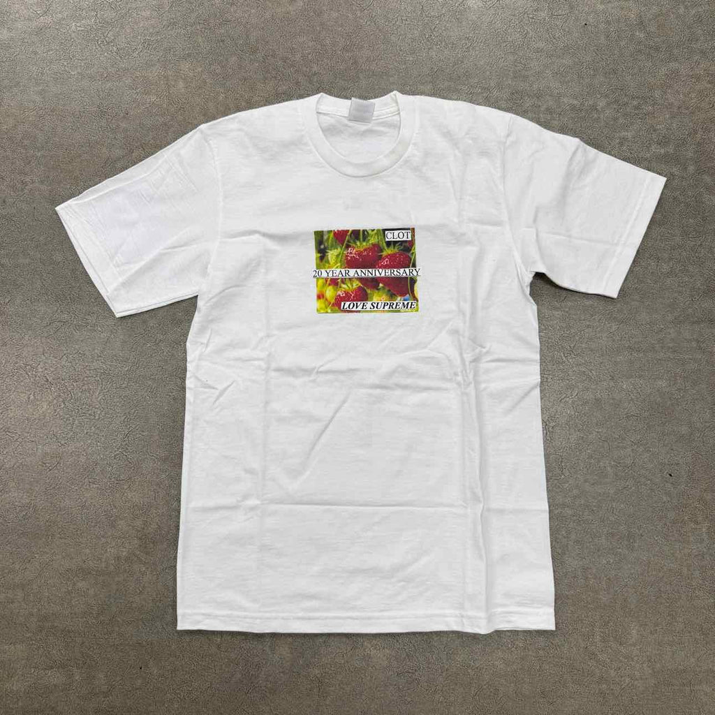Supreme T-Shirt "CLOT 20TH ANNIVERSARY" White New Size S