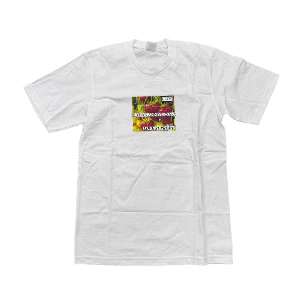 Supreme T-Shirt "CLOT 20TH ANNIVERSARY" White New Size S