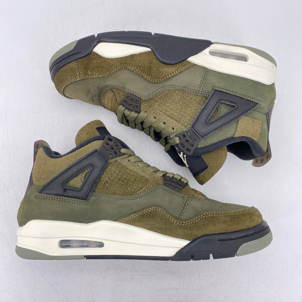 Air Jordan 4 Retro SE "Medium Olive" 2023 Used Size 8